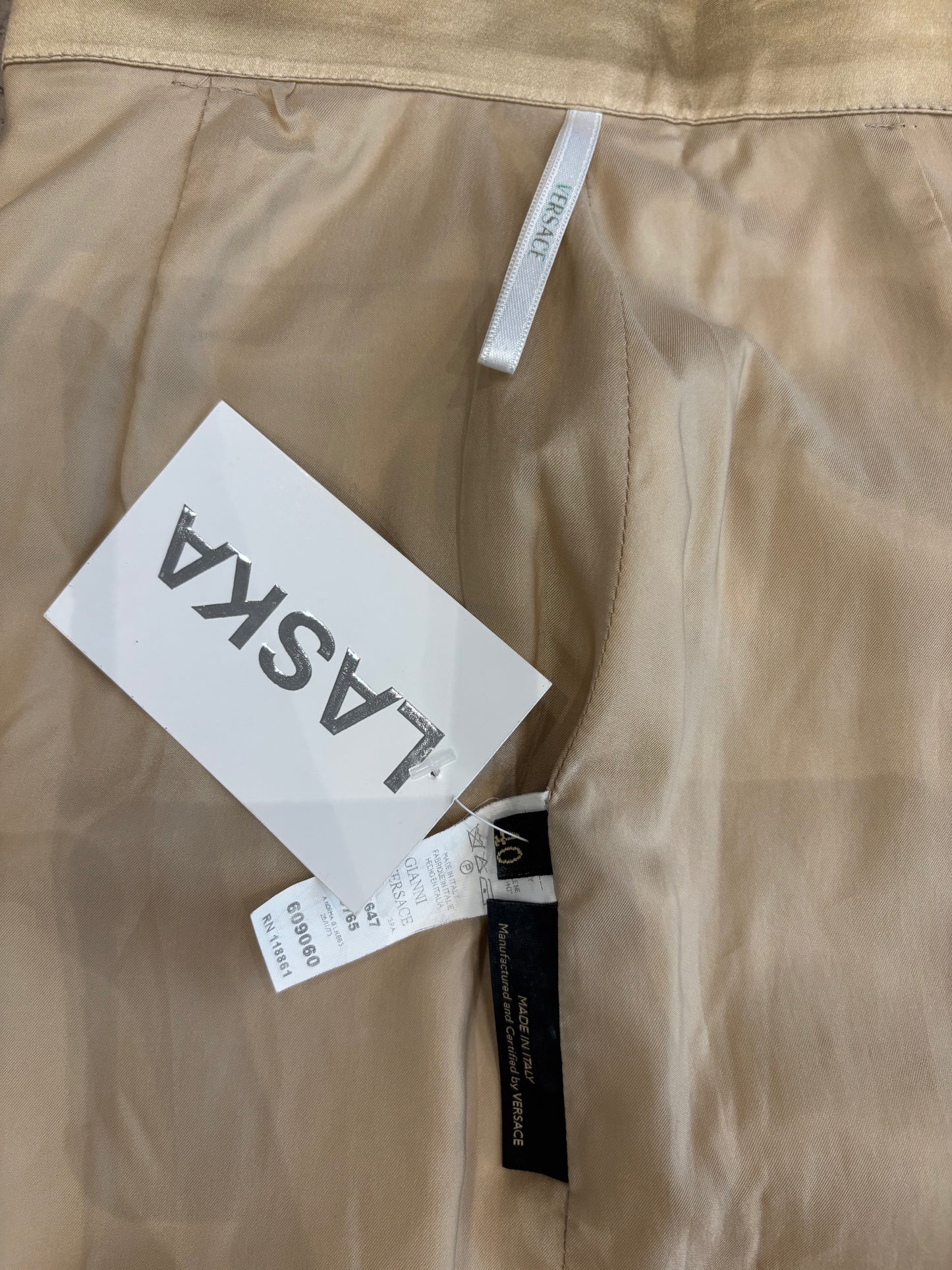 Gianni Versace Utility Silk Skirt