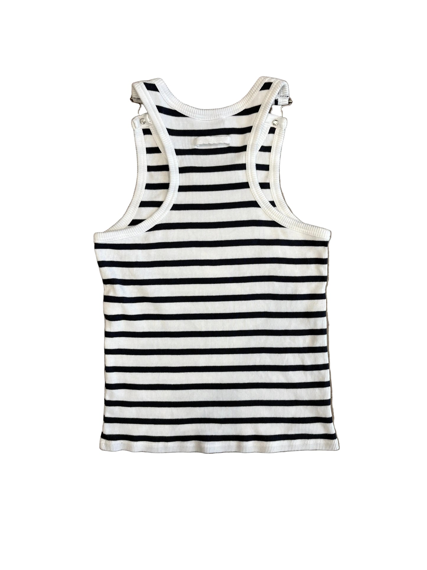 JPG Striped Button Top