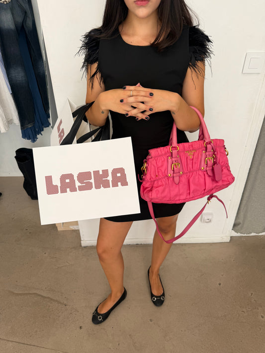 Prada Pink Nylon Bag