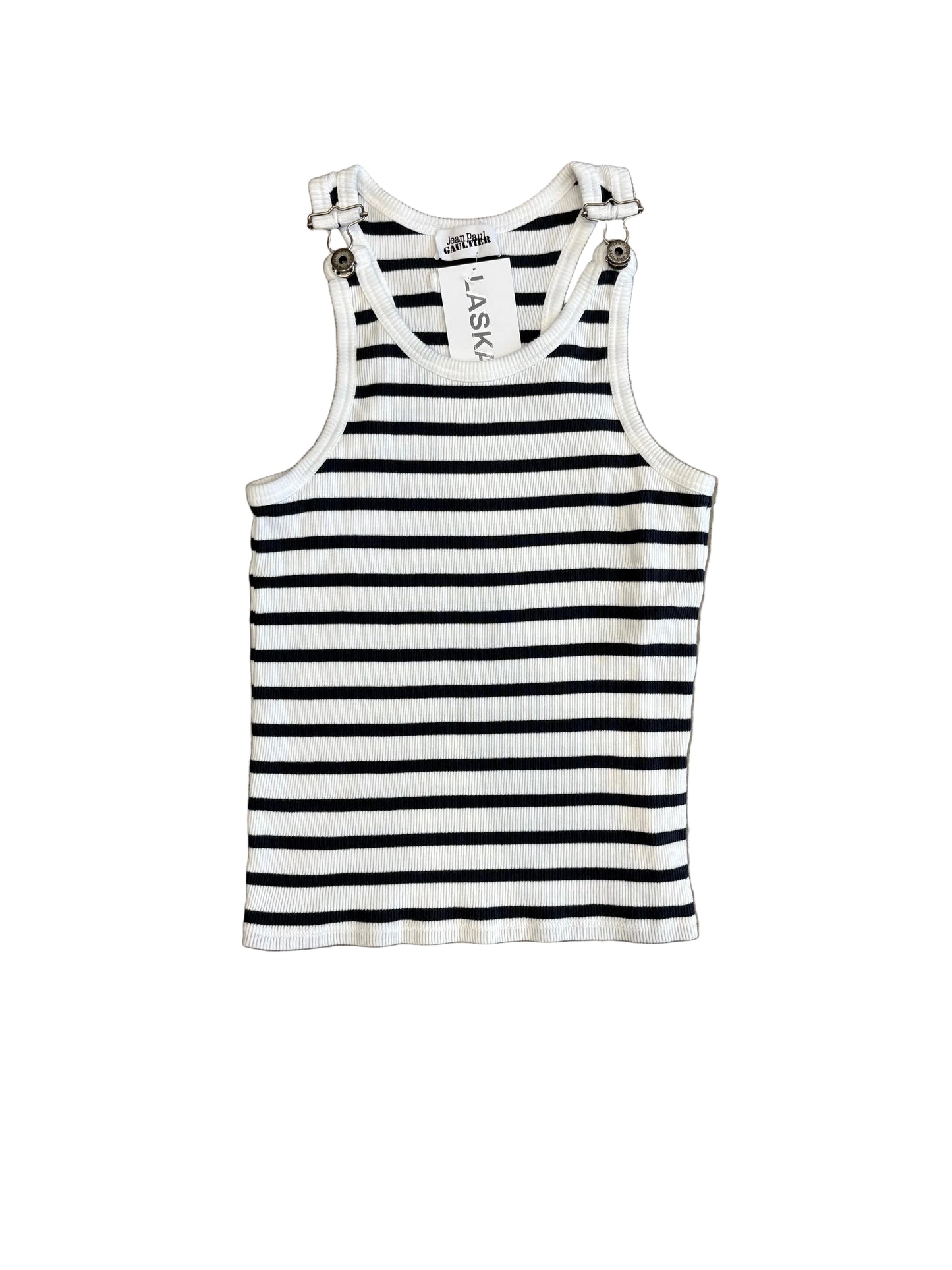 JPG Striped Button Top