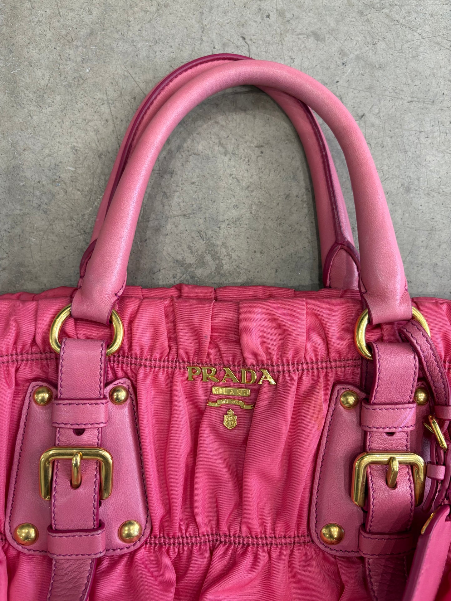 Prada Pink Nylon Bag