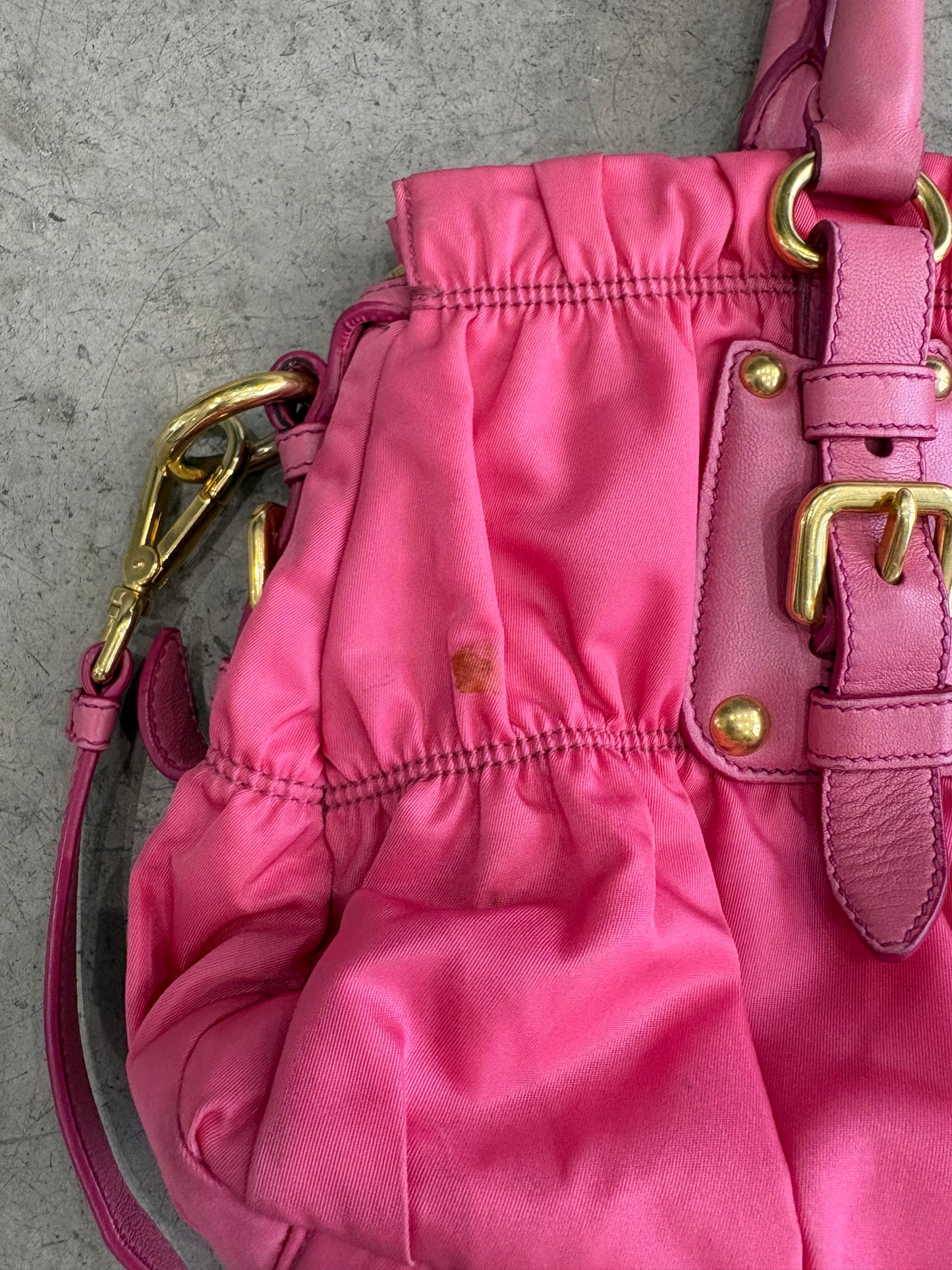 Prada Pink Nylon Bag