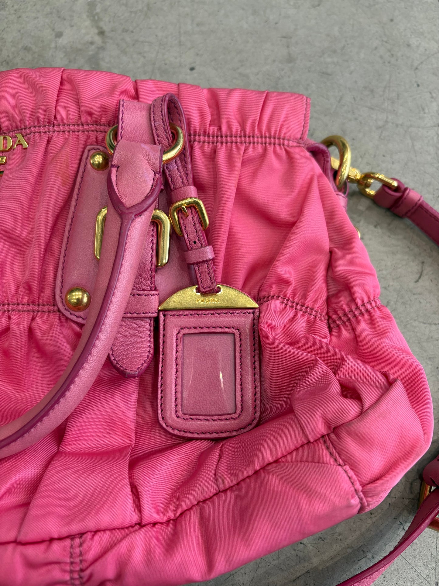 Prada Pink Nylon Bag