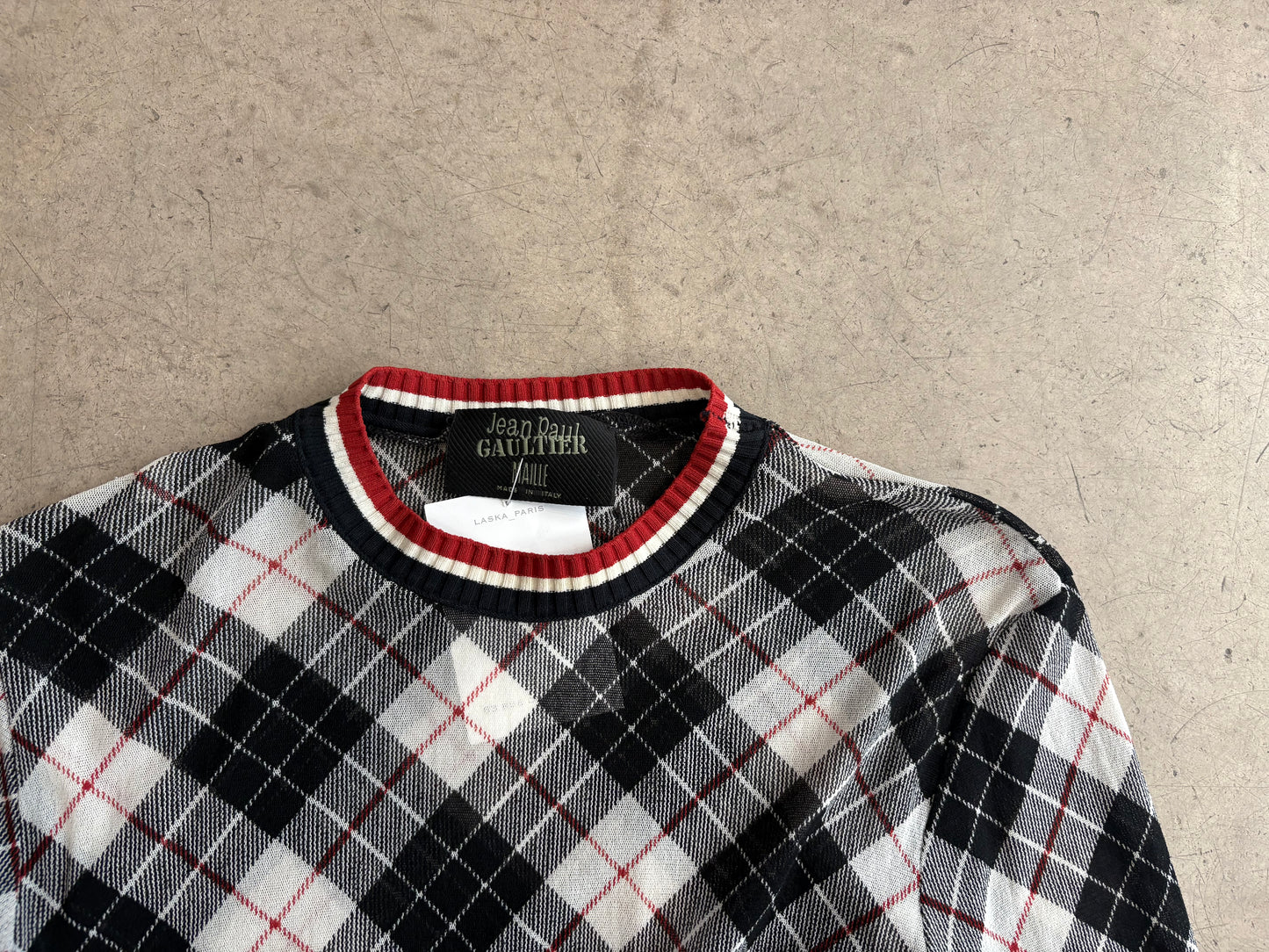 Jean Paul Gaultier Mesh Long-Sleeve