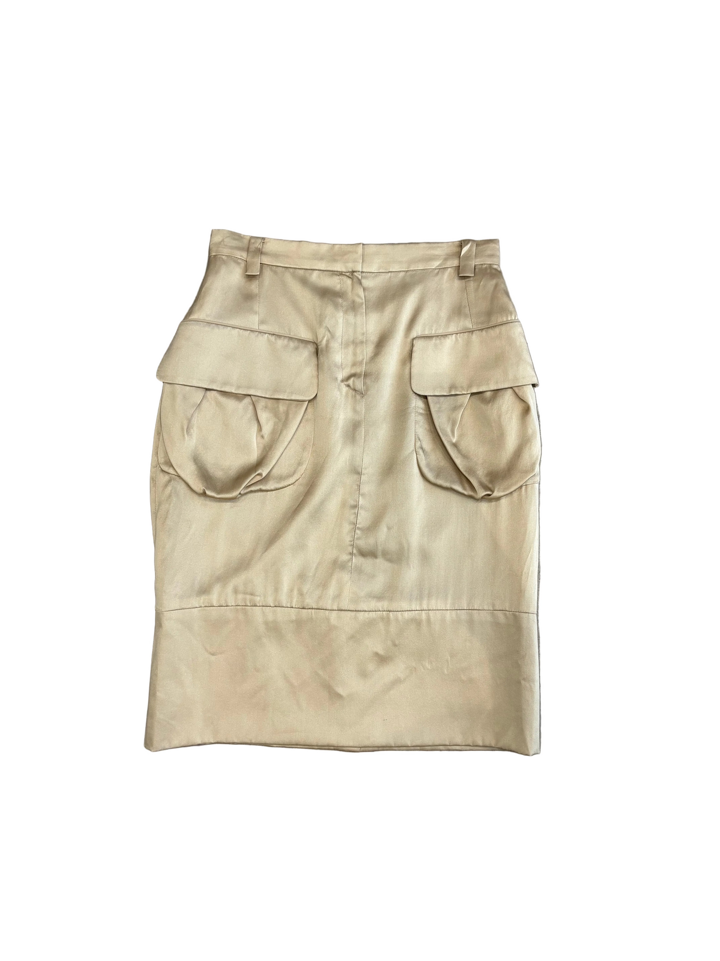 Gianni Versace Utility Silk Skirt