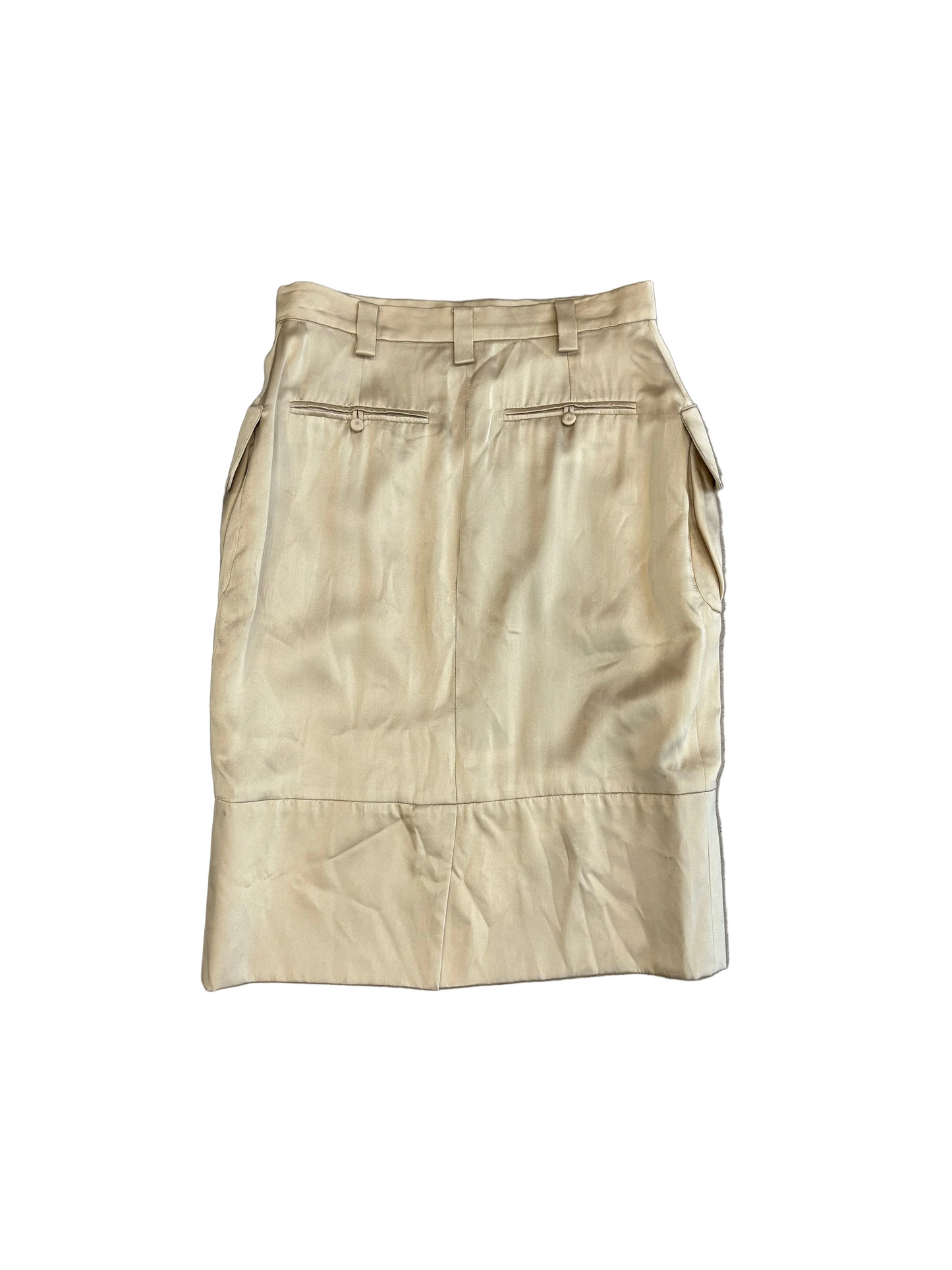 Gianni Versace Utility Silk Skirt