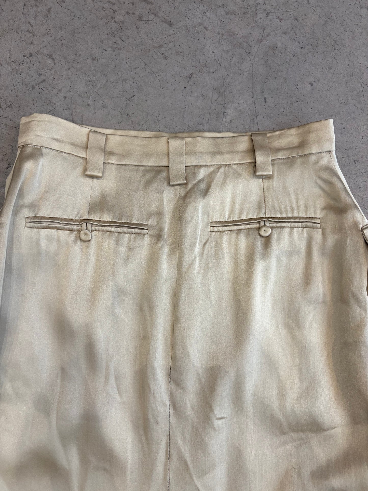 Gianni Versace Utility Silk Skirt